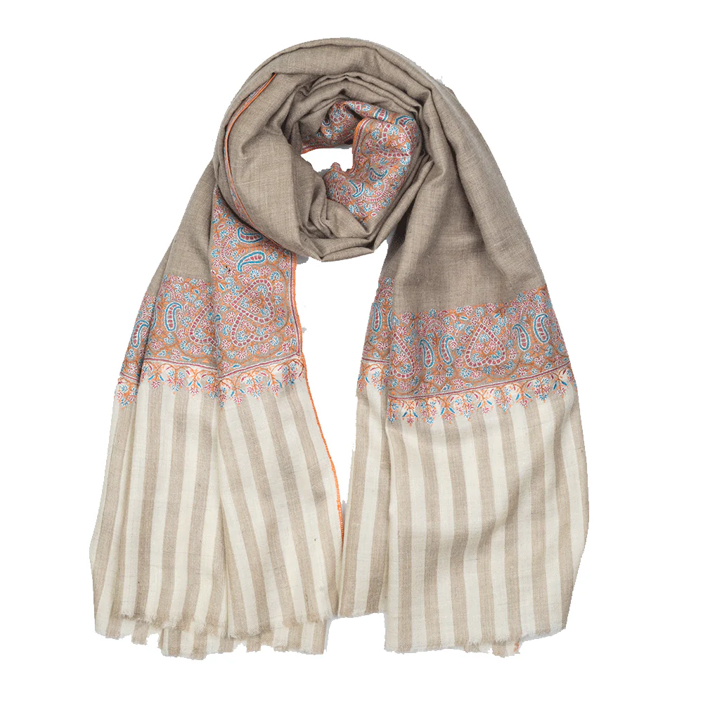 Different Types of Embroidery in Kashmiri Shawls