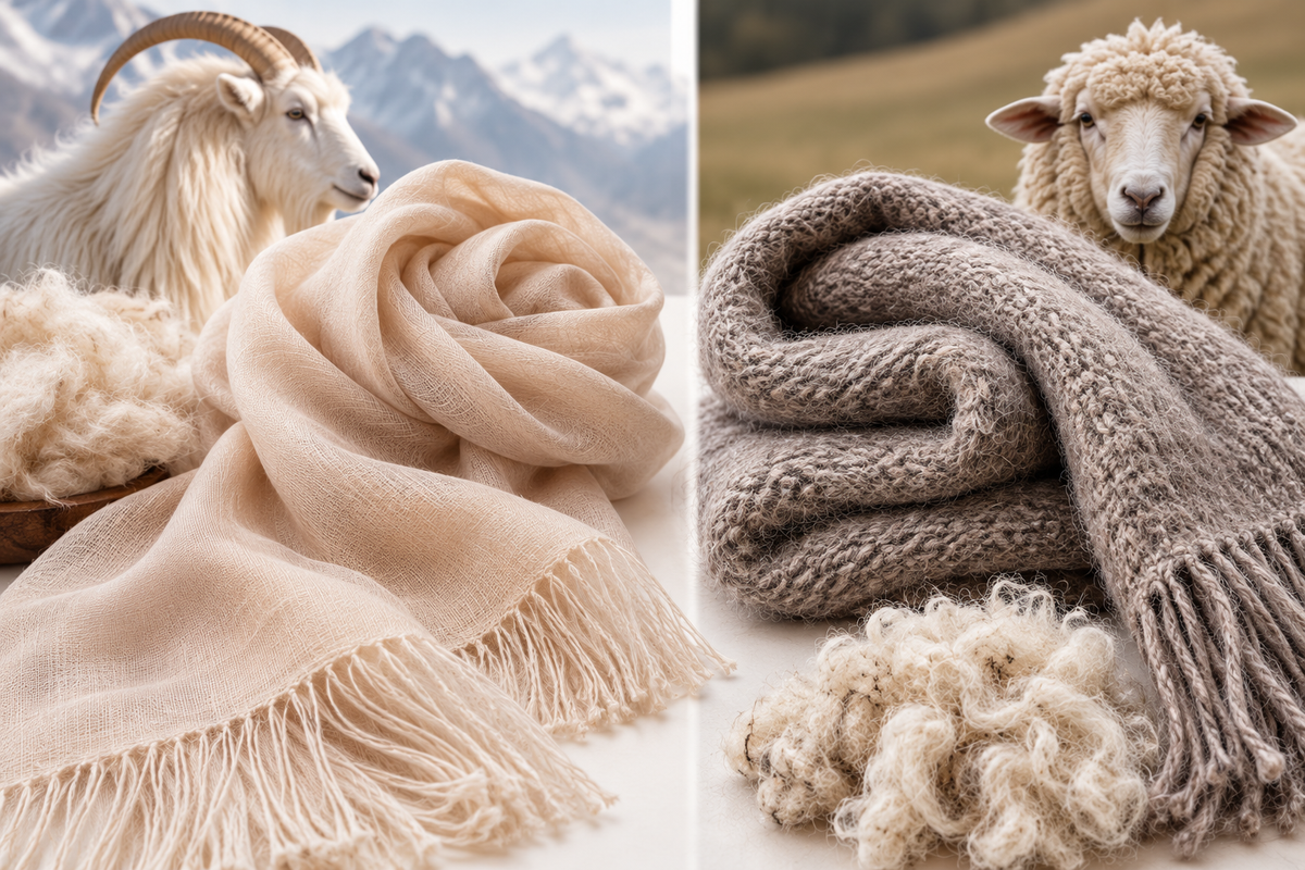 Pashmina vs. Regular Wool – What’s the Difference?
