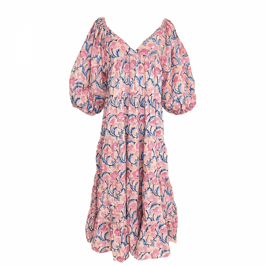 Cotton Camila Dress - Rose Dust