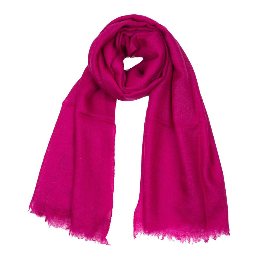 Plain Pashmina Stole - Magenta