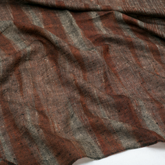 Ikat Cashmere Pashmina Stole - Brown & Black