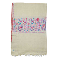 Embroidered Pashmina Stole - Carmel & Brick
