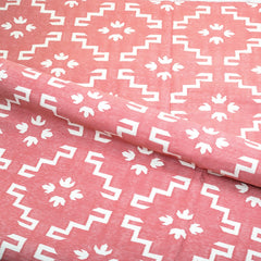 Cotton Floor Rugs - Salmon