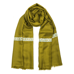 Embroidered Pashmina Stole - Oliver & Blue