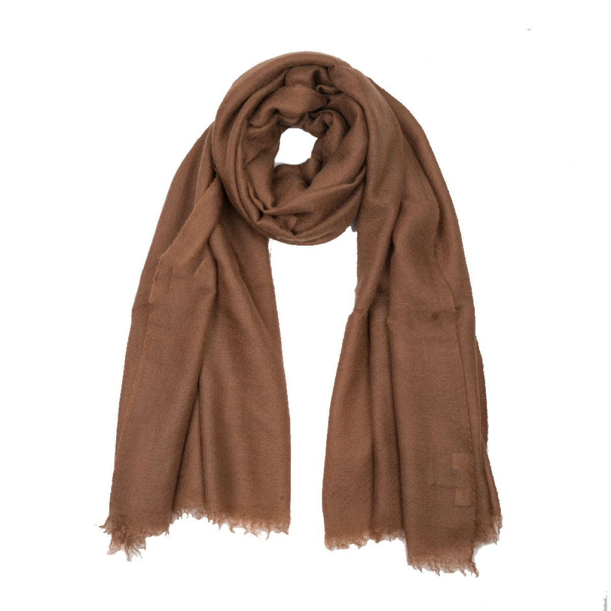 Plain Pashmina Stole - Gingerbread