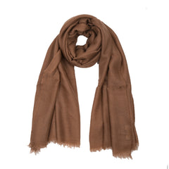 Plain Pashmina Stole - Gingerbread
