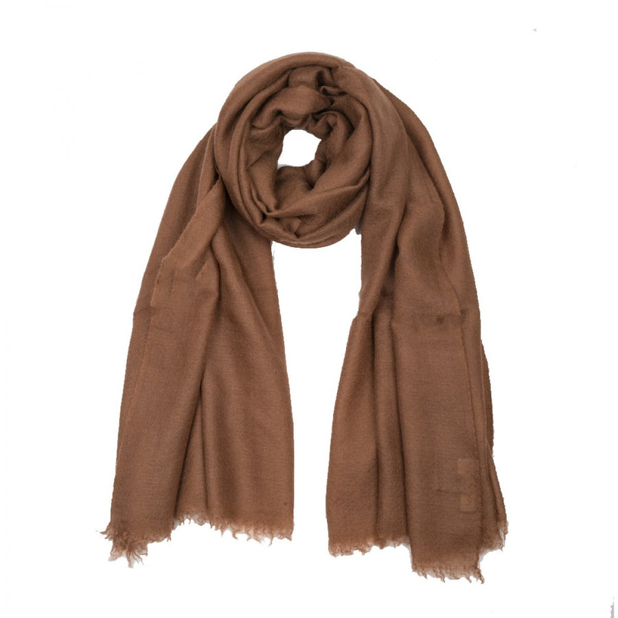 Plain Pashmina Stole - Gingerbread