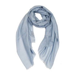 Plain Pashmina Stole - Cadet Grey