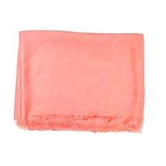 Plain Pashmina Shawl - Fusion Coral