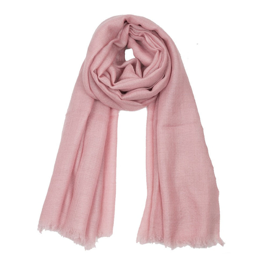 Plain Pashmina Stole - Dusty Pink