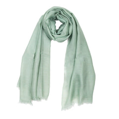 Plain Pashmina Stole - Water Colour