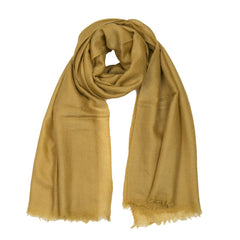 Plain Pashmina Stole - Hay