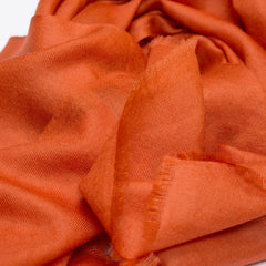 Plain Pashmina Stole - Orange