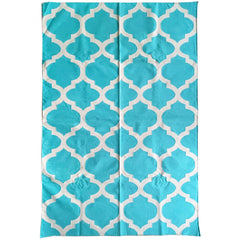 Cotton Floor Rugs - Aqua (Made to Order)