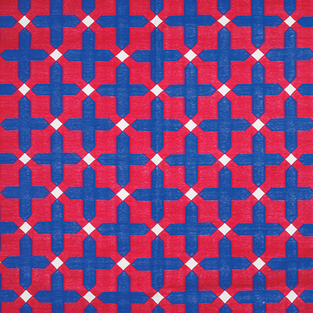 Area Rugs - Navy Blue & Red