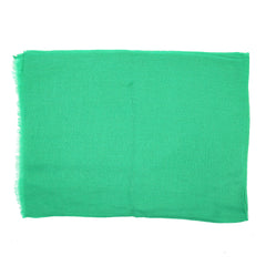 Sheer Plain Pashmina Stole - Emerald Green