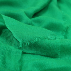 Sheer Plain Pashmina Stole - Emerald Green