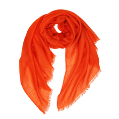 Sheer Pashmina Stole - Torii Red