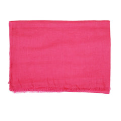 Sheer Plain Pashmina Stole - Hot Pink
