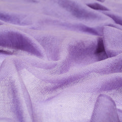 Sheer Plain Pashmina Stole - Purple