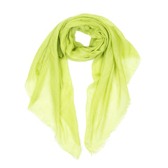 Sheer Plain Pashmina Stole - Spring Sprout