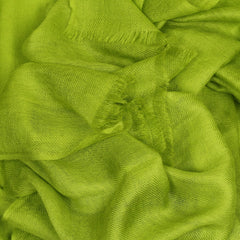 Sheer Plain Pashmina Stole - Green Tea